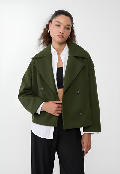 Celeste Short Double-Breasted Coat