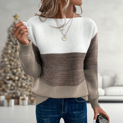 CLAUDIA™ | HANDMADE SHADED SWEATER