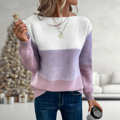 CLAUDIA™ | HANDMADE SHADED SWEATER