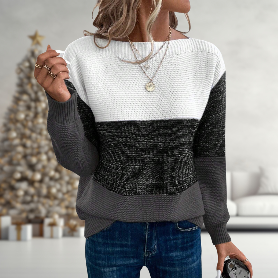 CLAUDIA™ | HANDMADE SHADED SWEATER