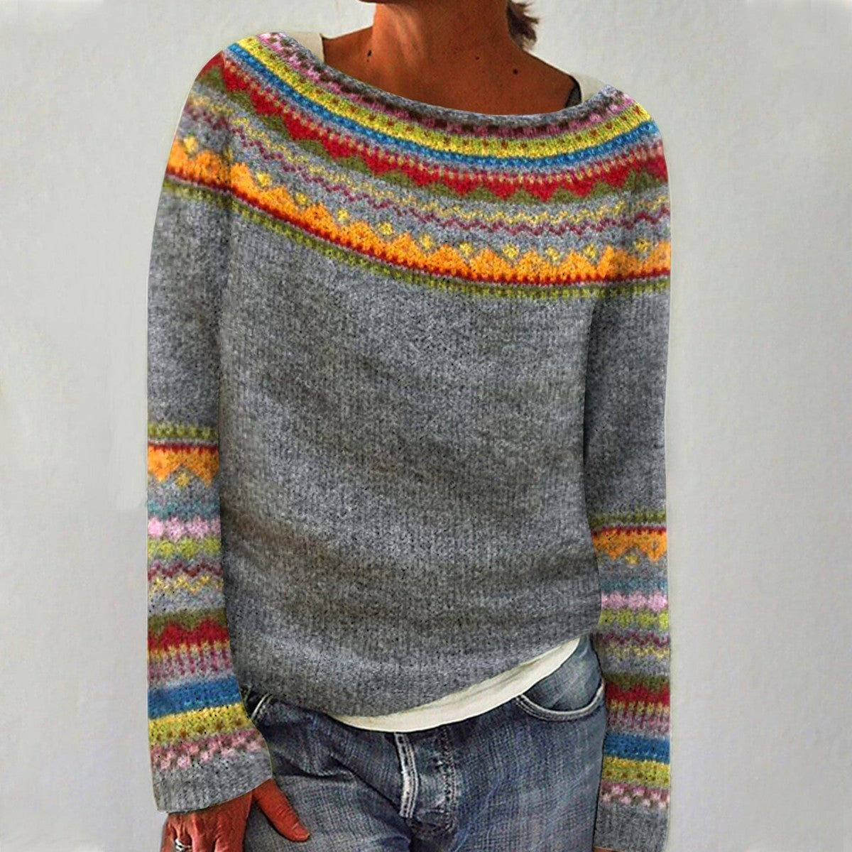 Kirra | Women's retro knit sweater