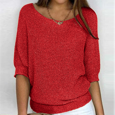 REBECCA™ | ELEGANT SWEATER IN QUALITY BRAIDED YARN