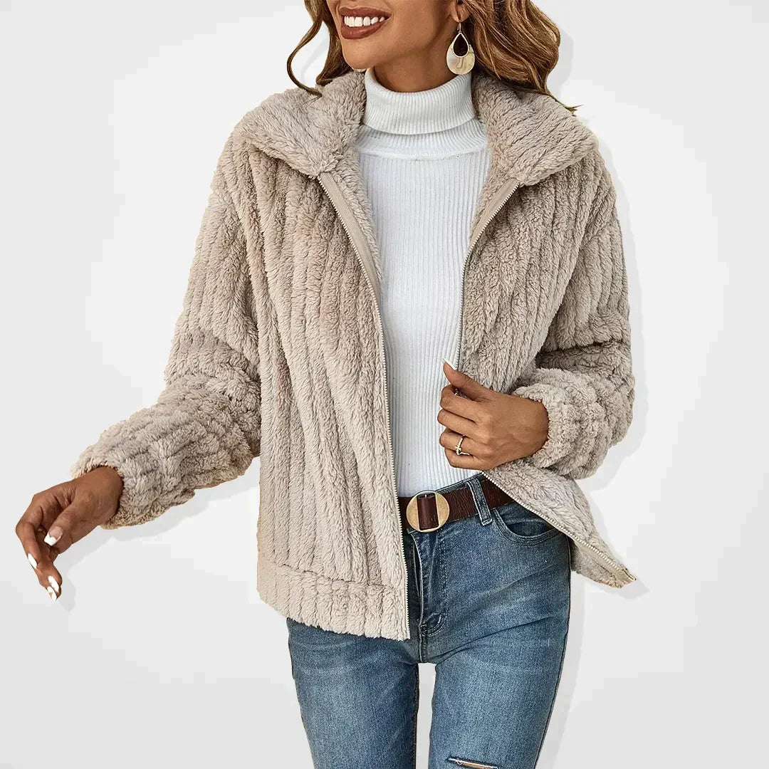 SVEVA™ | STYLISH PLUSH CARDIGAN