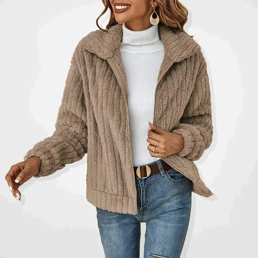 SVEVA™ | STYLISH PLUSH CARDIGAN