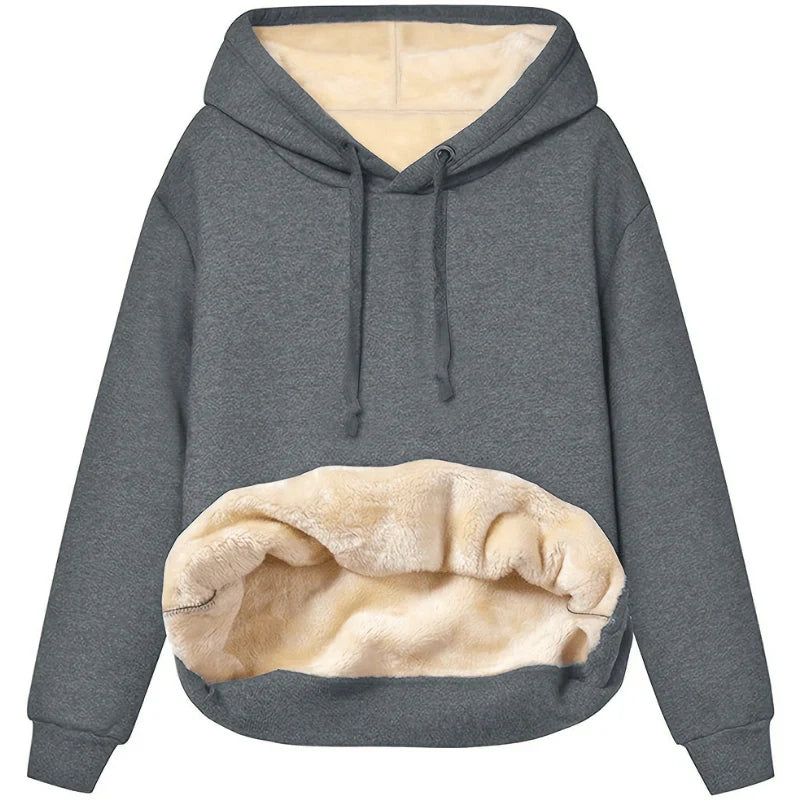 Babette soft and warm fleece hoodie