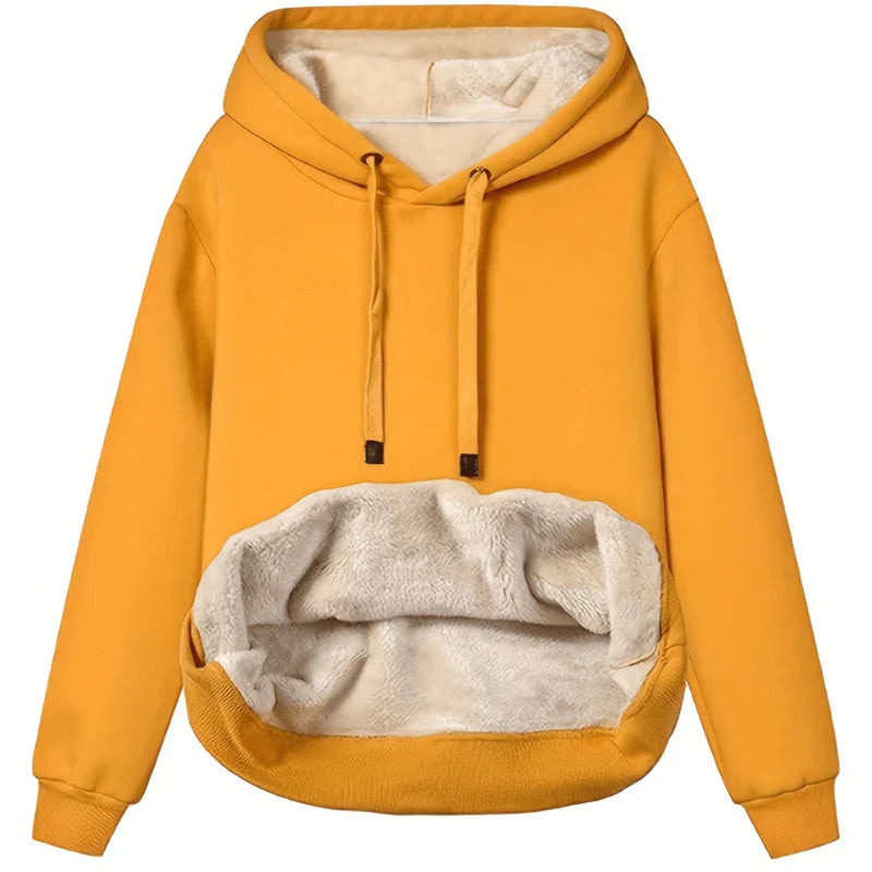 Babette soft and warm fleece hoodie