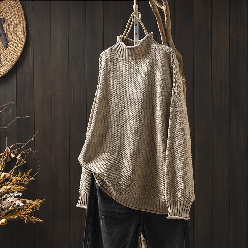 ANITA™ | SOFT AND STYLISH WAFFLE KNIT SWEATER