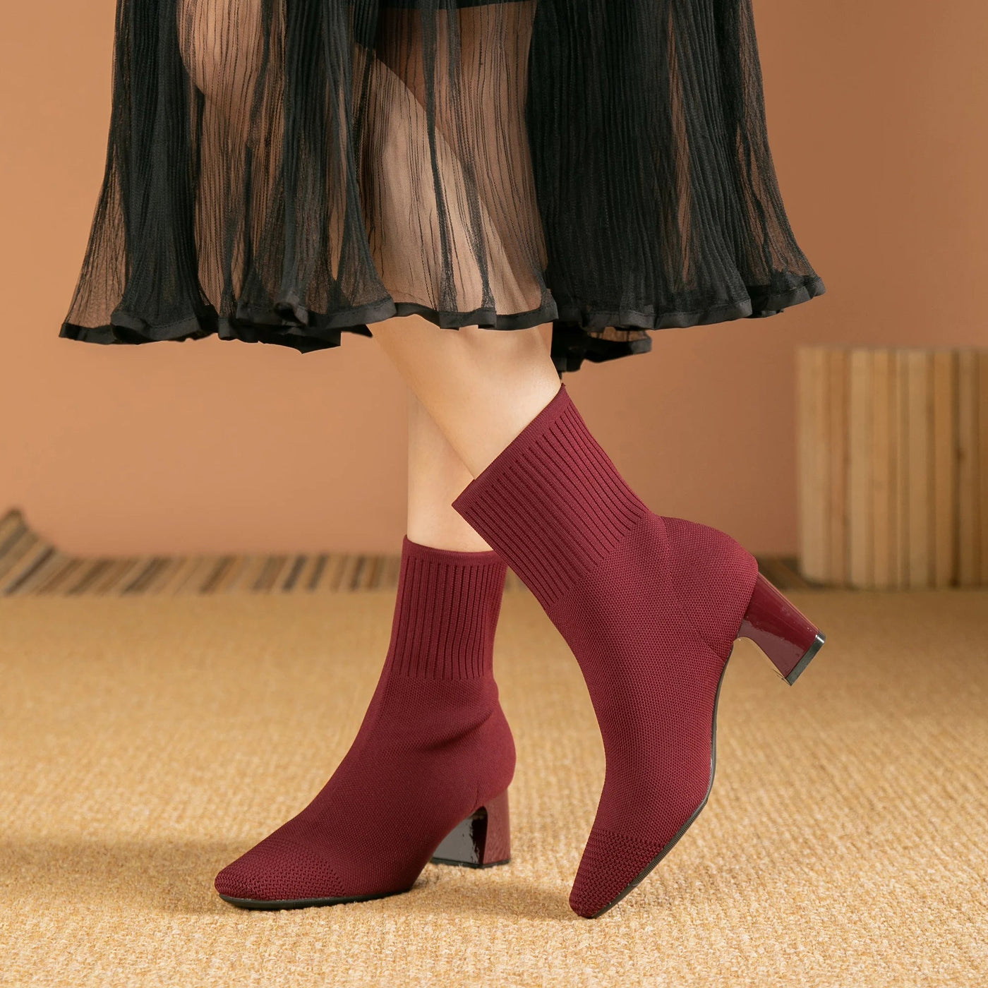 Marlinda™ | Elegant simple boots with high heels