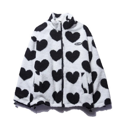 BacioDeluxe™️ | Double-sided heart coat