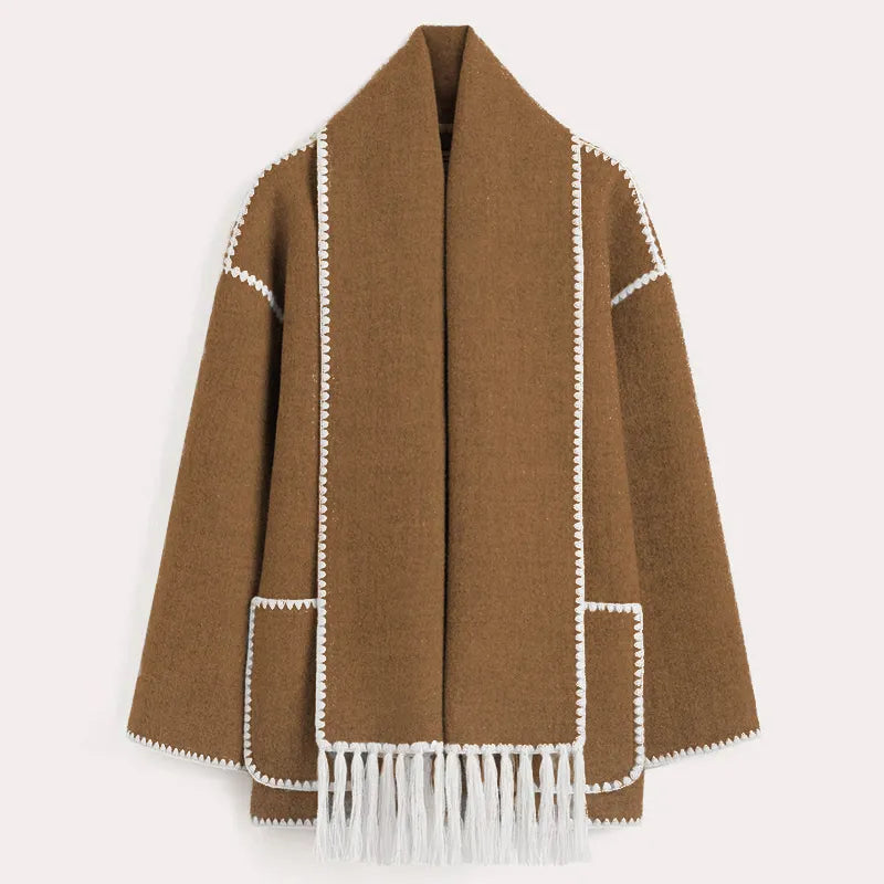 Chanel | Stylish Scarf Coat