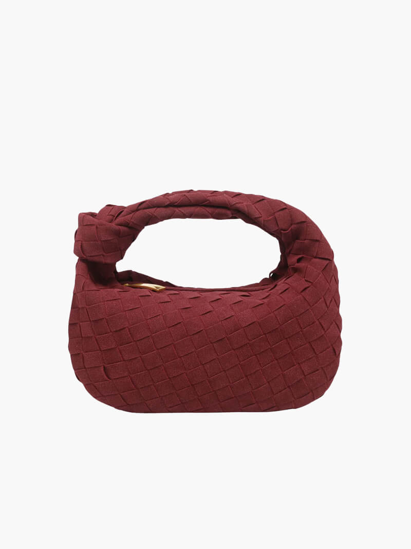 Kaylee - Woven Bag mini suede