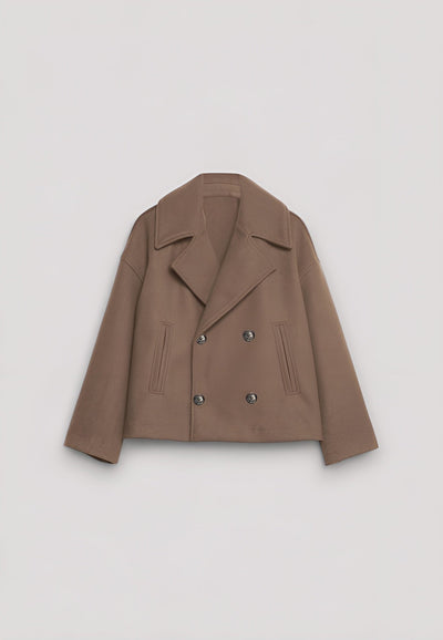 Celeste Short Double-Breasted Coat