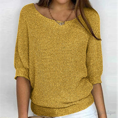 REBECCA™ | ELEGANT SWEATER IN QUALITY BRAIDED YARN