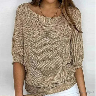 REBECCA™ | ELEGANT SWEATER IN QUALITY BRAIDED YARN